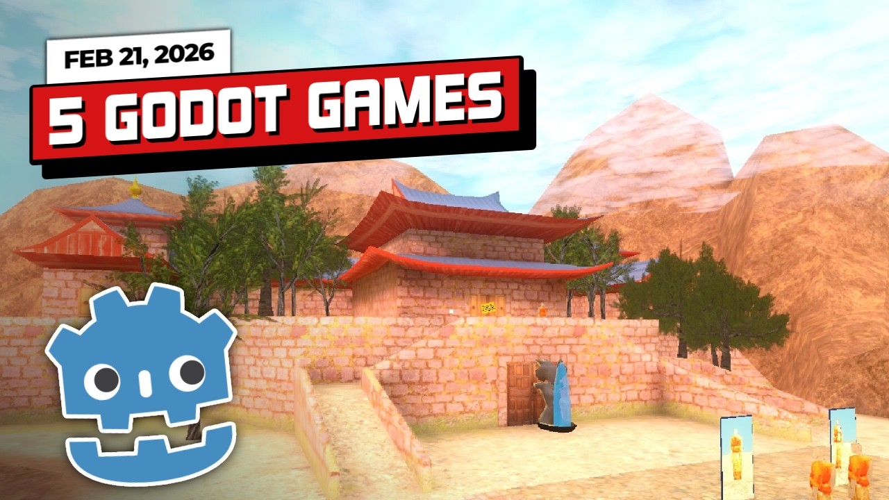 5 Games Made in Godot To Inspire You (02/20/26)