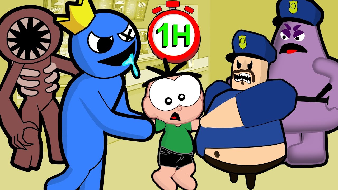 Cebolinha vs ROBLOX 2024 Parte 2 com RAINBOW FRIENDS, Doors, Skibidi Toilet
