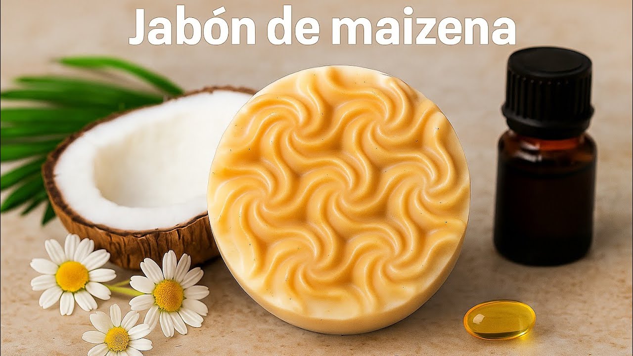 Jabón de Maizena (fécula de maíz) – Calmante, Suavizante y Natural #40/100