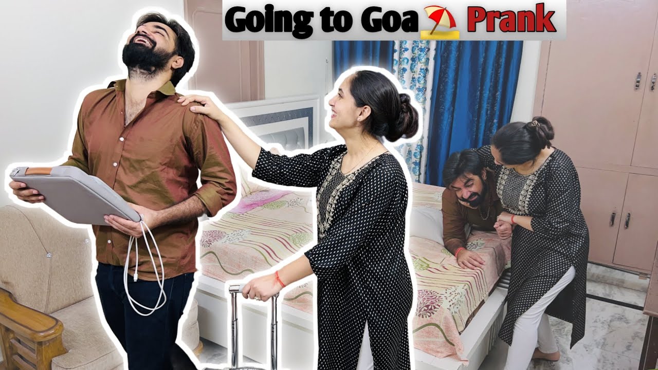 Going Mumbai to Goa Prank on wife | Goa road trip with wife | Hilarious 😂 Prank