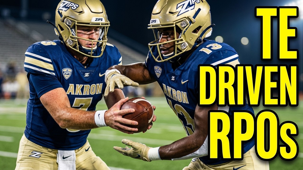 Akron HC Joe Moorhead TE Driven RPOs