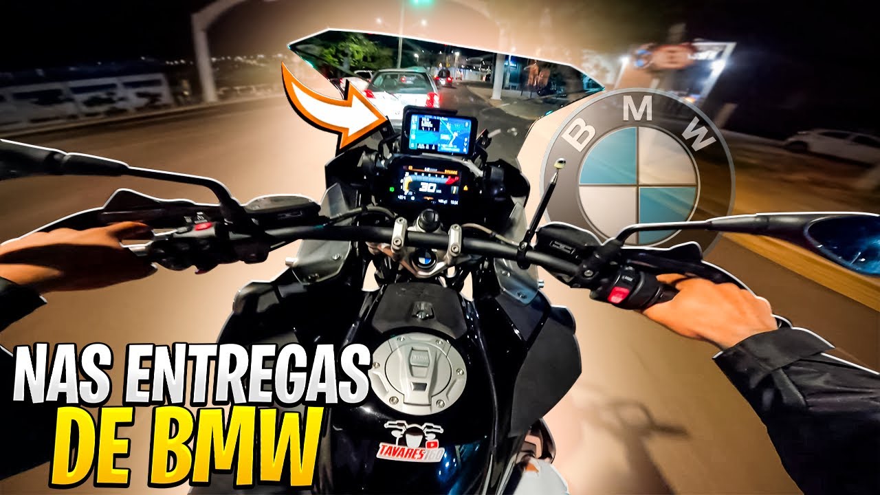 NAS ENTREGAS TESTANDO NOVO GPS DA BMW 1250