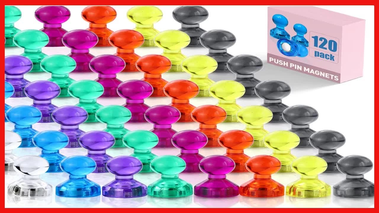 Brighten Your Space with LOVIMAG’s Colorful Push Pin Magnets – Durable, Functional, and Stylish
