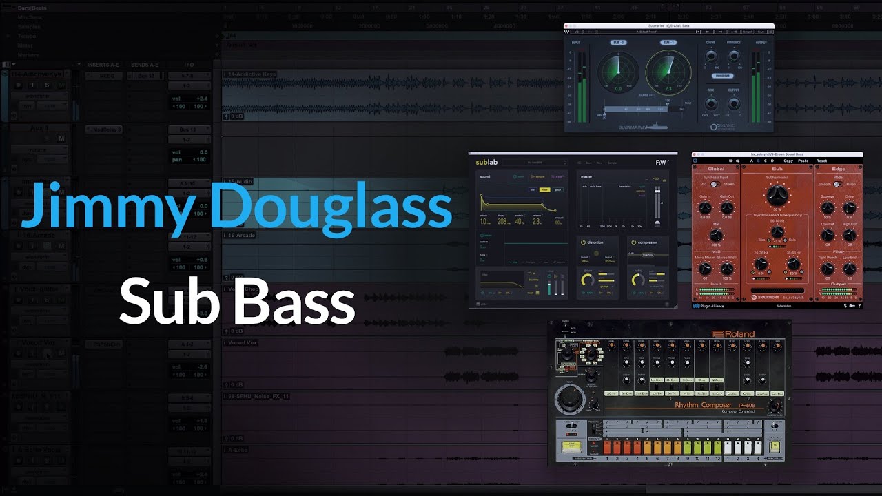 Mixing Sub Bass & 808 | How to add extra low ends using Sub Lab w/Jimmy Douglass