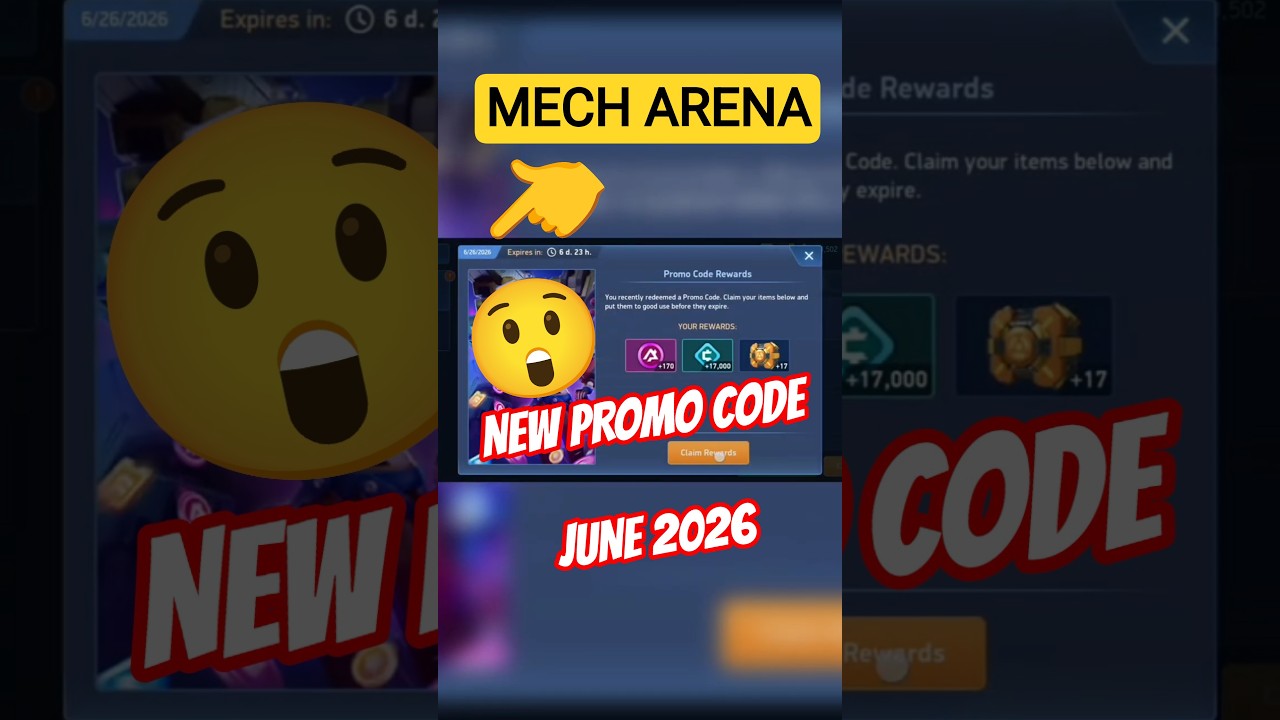 Mech Arena NEW Promo Code June 2026 🔥 FREE A-Coins & Credits! #mecharena #mecharenapromocodes