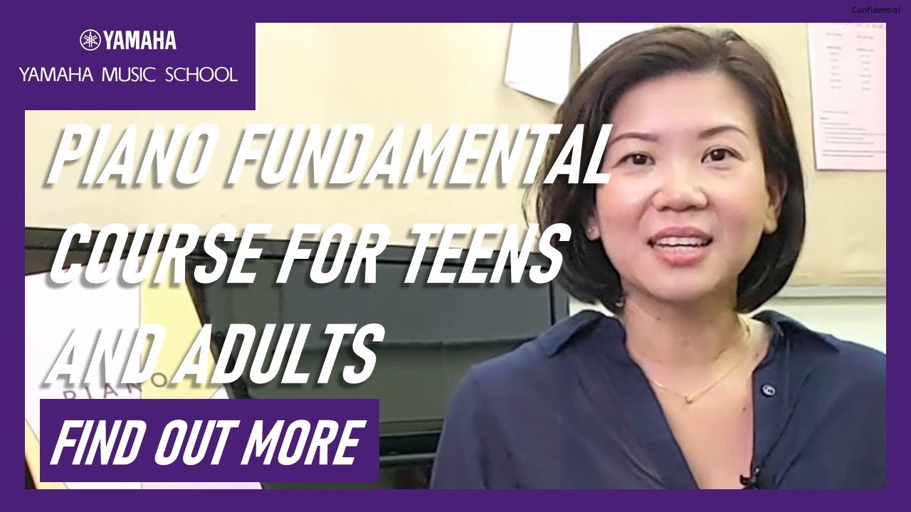 A Yamaha Music Piano Course for Teens and Adults. Find out more! 🎹