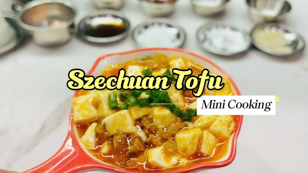 | ASMR Cooking Mini Food | How To Make Authentic Chinese Mapo Tofu Minii | Mini Cooking