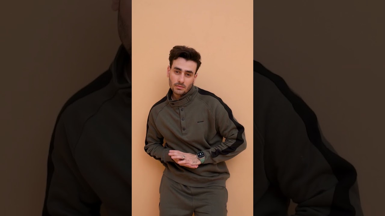 Olive Drab Funnel Popper Tracksuit | Modern Comfort Meets Everyday Style | Nextage