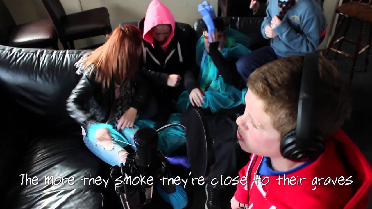 Cigarettes are manky. Mahon Youth project
