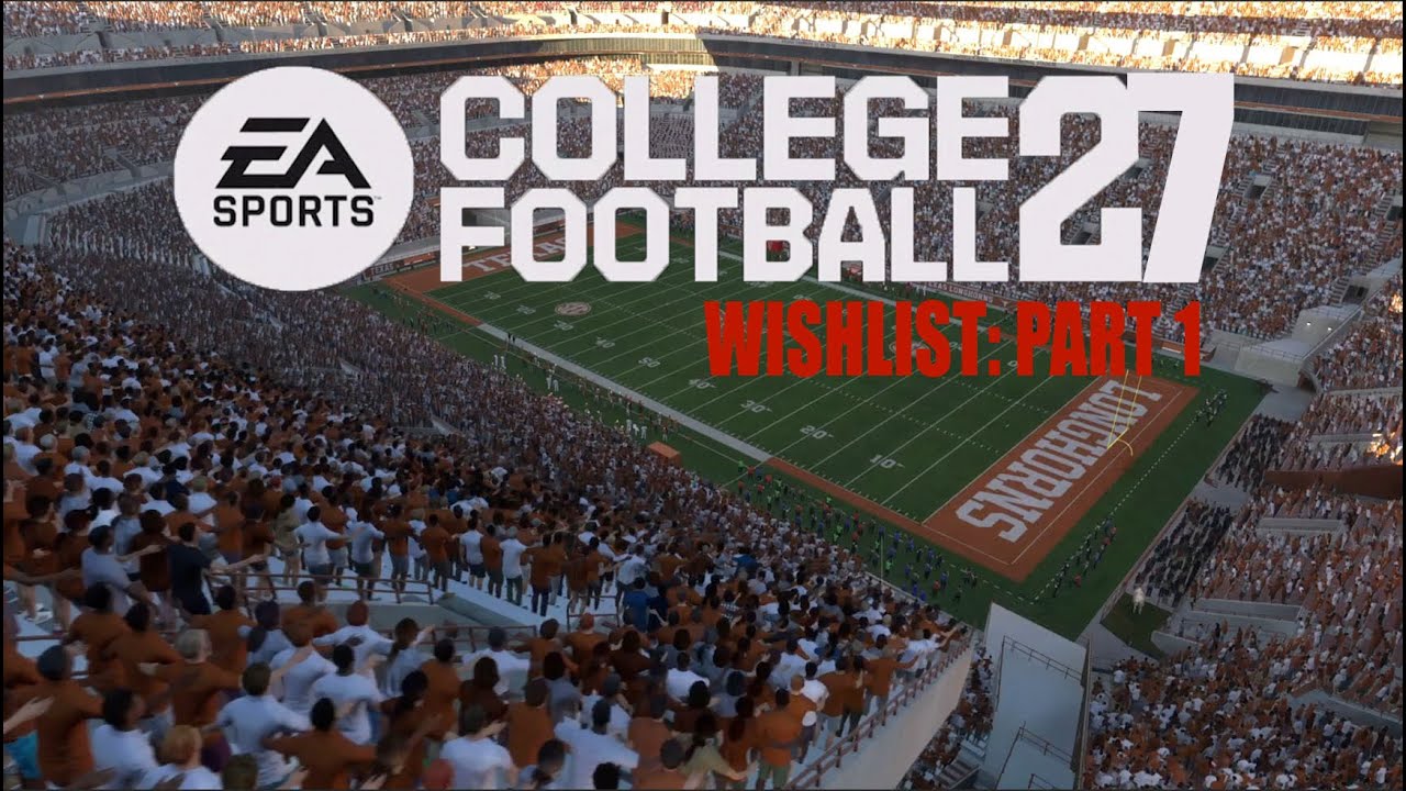 EA Sports College Football 27 Wishlist Part 1: Gameplay, UI, and Presentation Improvements