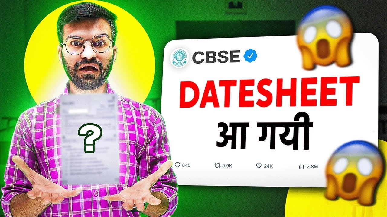 CLASS 10: DATESHEET AA GAYI🤯🤯 | CBSE Latest Update 2027 | Boards Class 10th