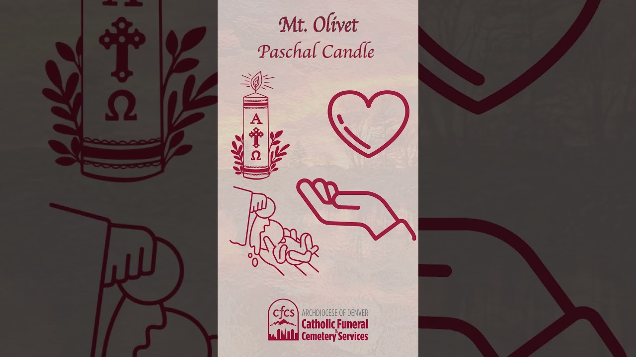 The Paschal Candle - Funeral Symbols #shorts