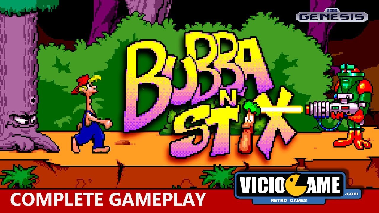 🎮 Bubba 'n' Stix (Mega Drive) Complete Gameplay