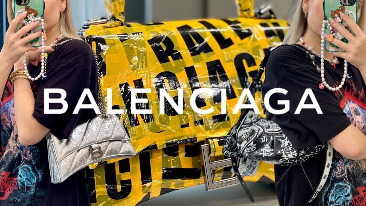 NEW BALENCIAGA BAGS COLOURS [LE CAGOLE, HOURGLASS, CRUSH]