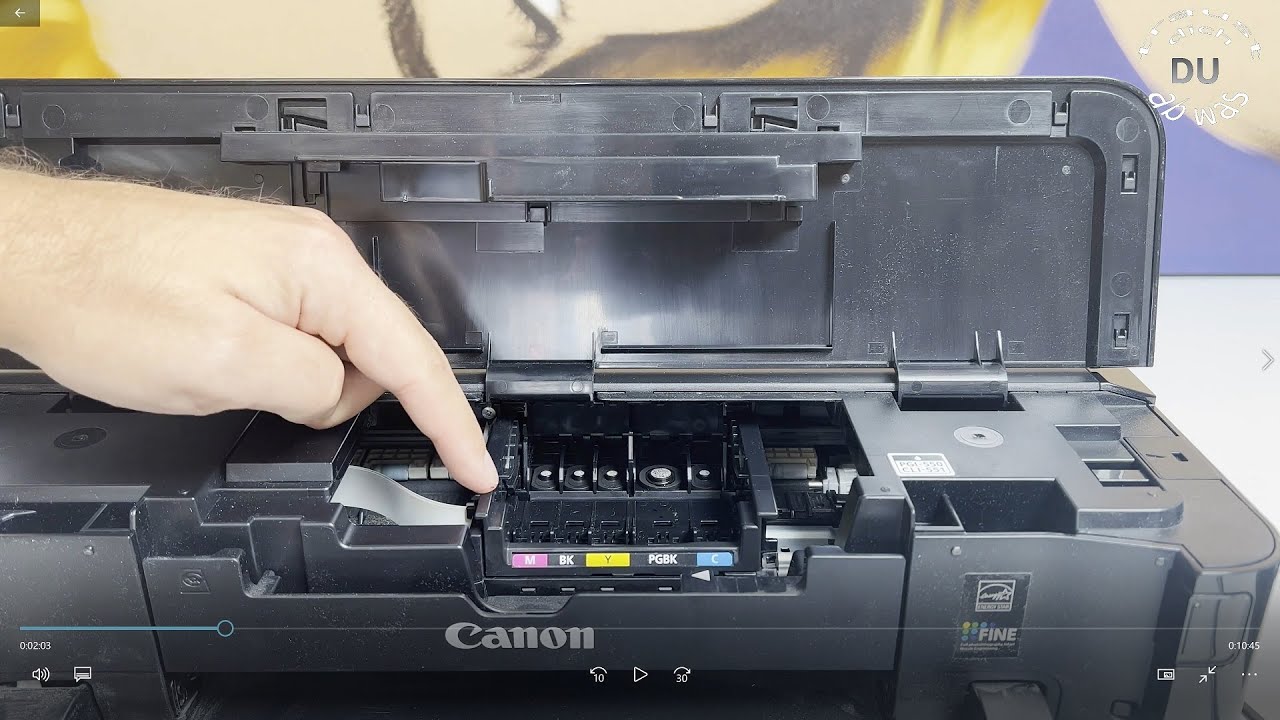 Canon IP 7250 Druckkopf ausbauen und reinigen mit Düsenreiniger | nozzle cleaner