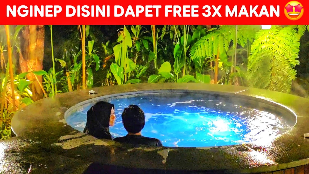 TERBARU‼️ BERENDAM AIR PANAS DI TENGAH HUTAN BANDUNG | Dandenong Villa Taman Wisata Bougenville