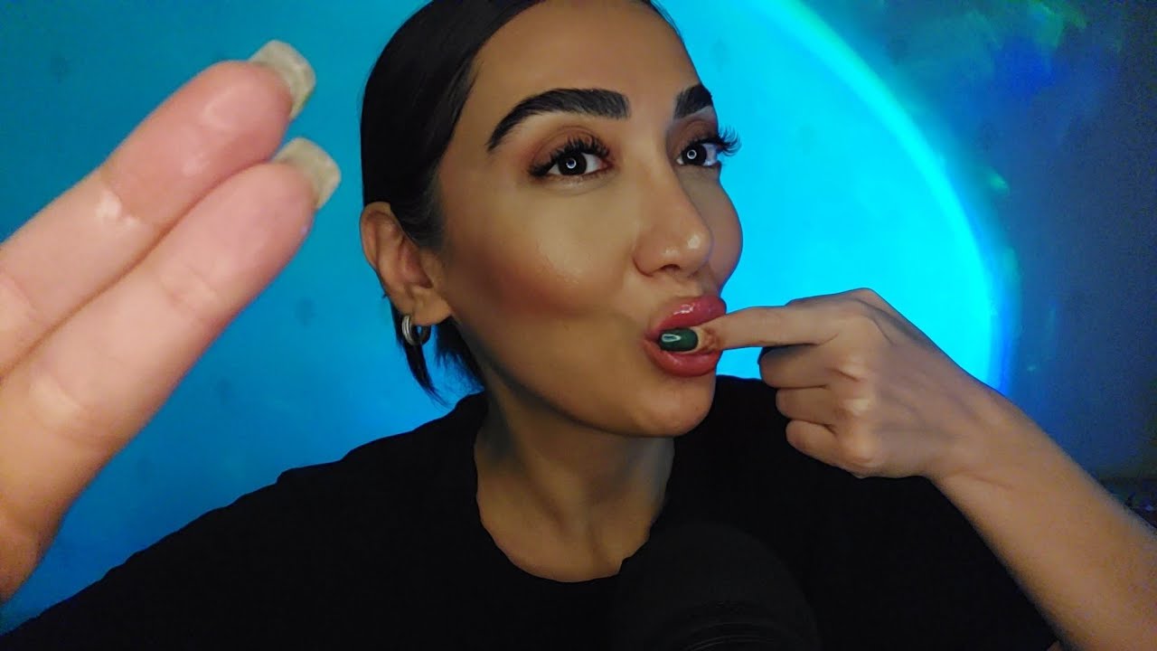 ASMR FARSI 💫 آرایش تفی ۲ (اسپیت ، صدای دهان ، صدای آدامس ) 