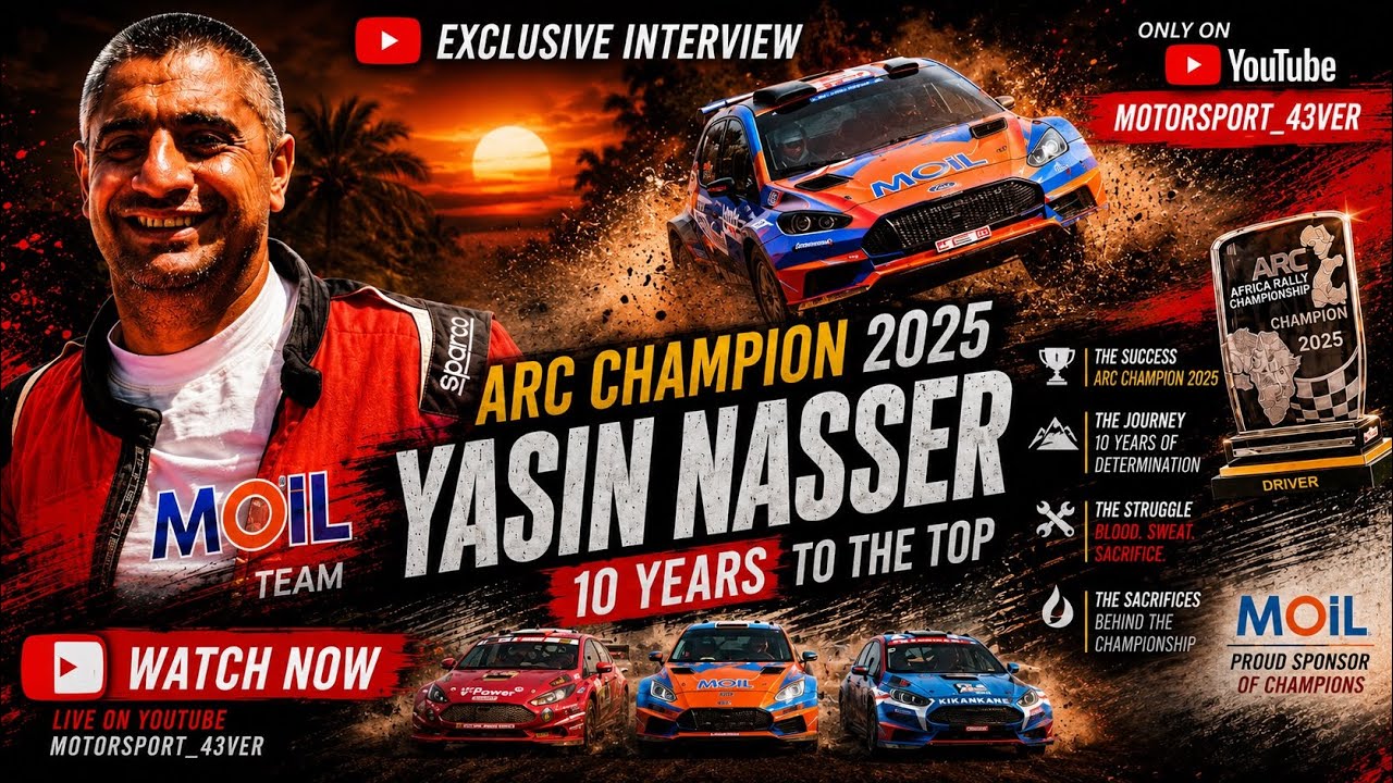 Yasin Nasser's 10 years journey to Africa Rally Championship 