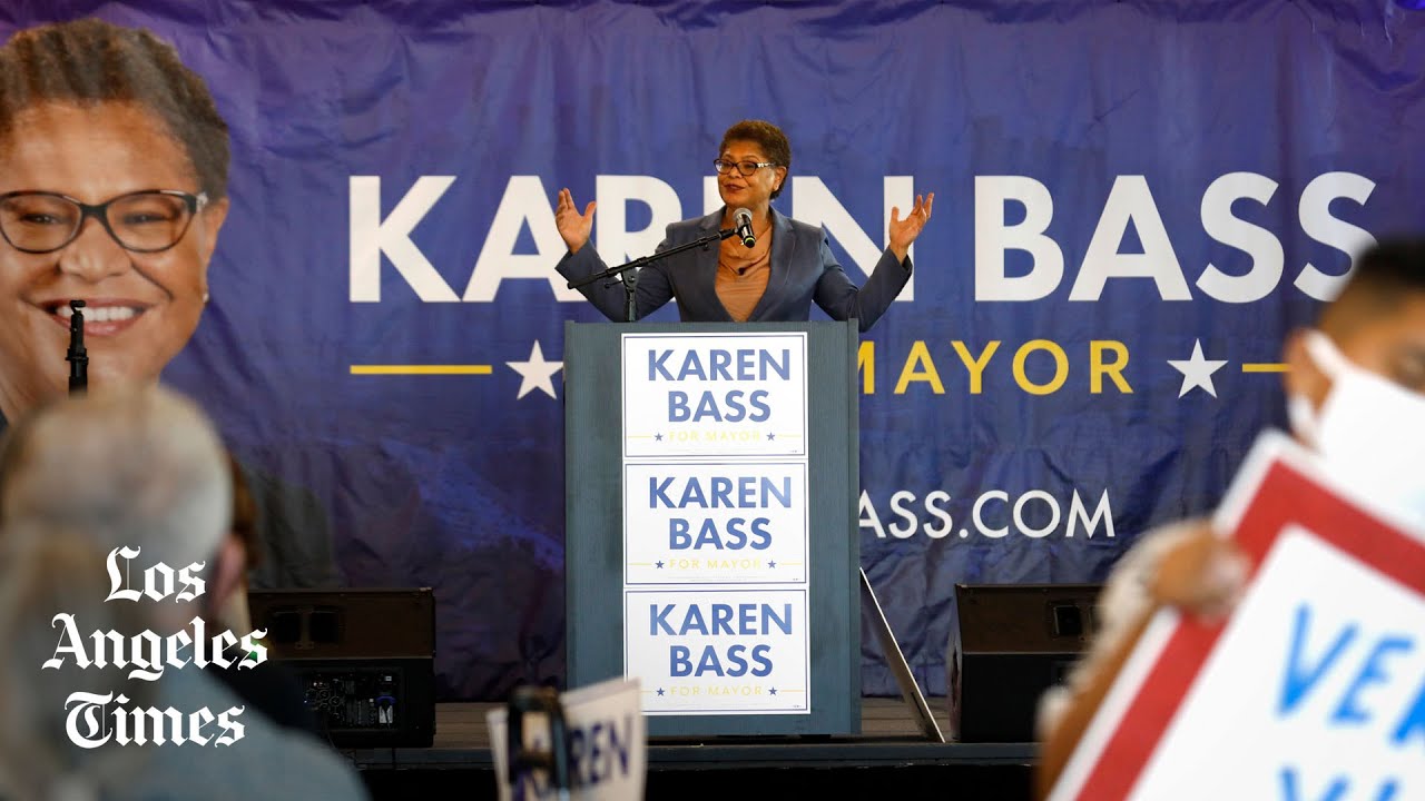If elected mayor, Rep. Karen Bass wants to house 15,000 homeless people in first year