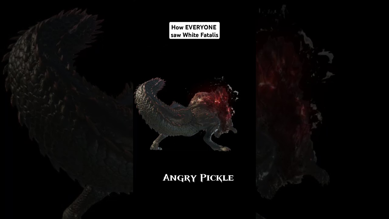 Как ВСЕ увидели Белого Фаталиса #mhw #monsterhunter #dragon #mh4u #monsterhunterfrontier
