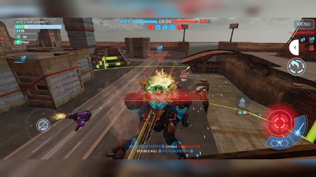 Mabar war robots 3 vs 3  gameplay