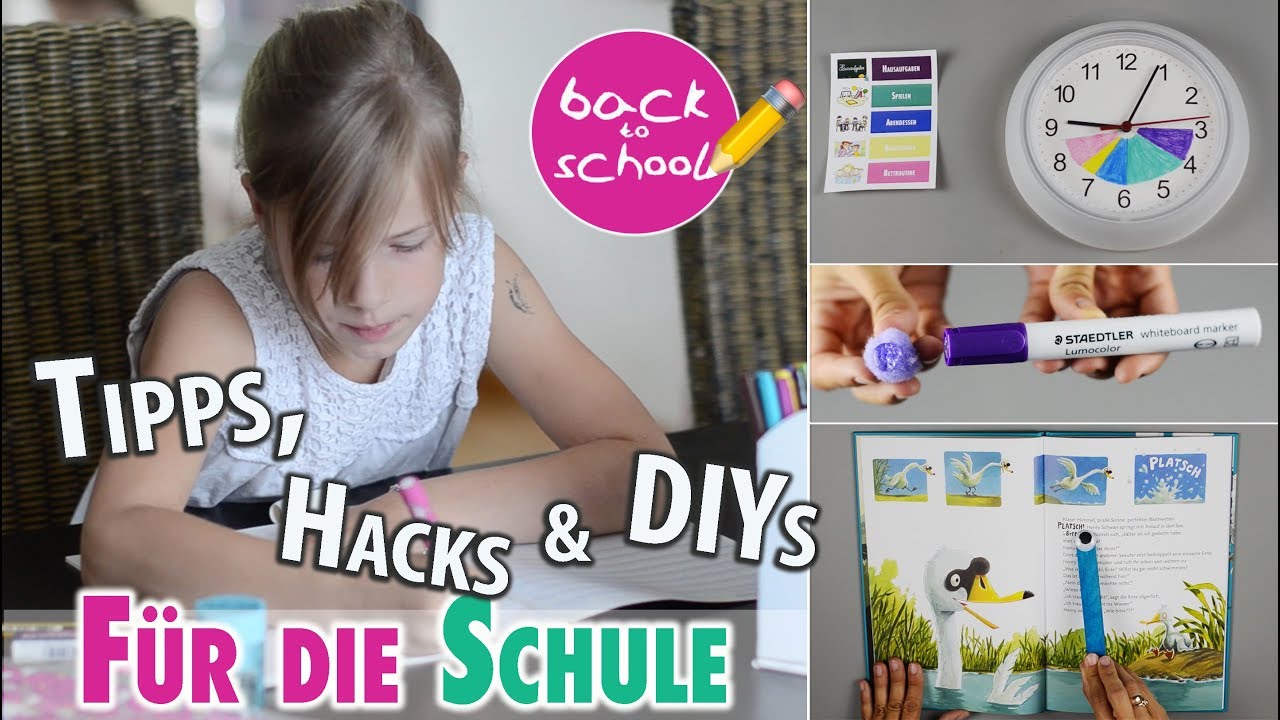 11 Tipps, Hacks & DIYs für Schule und Kindergarten | Back To School | mamiblock