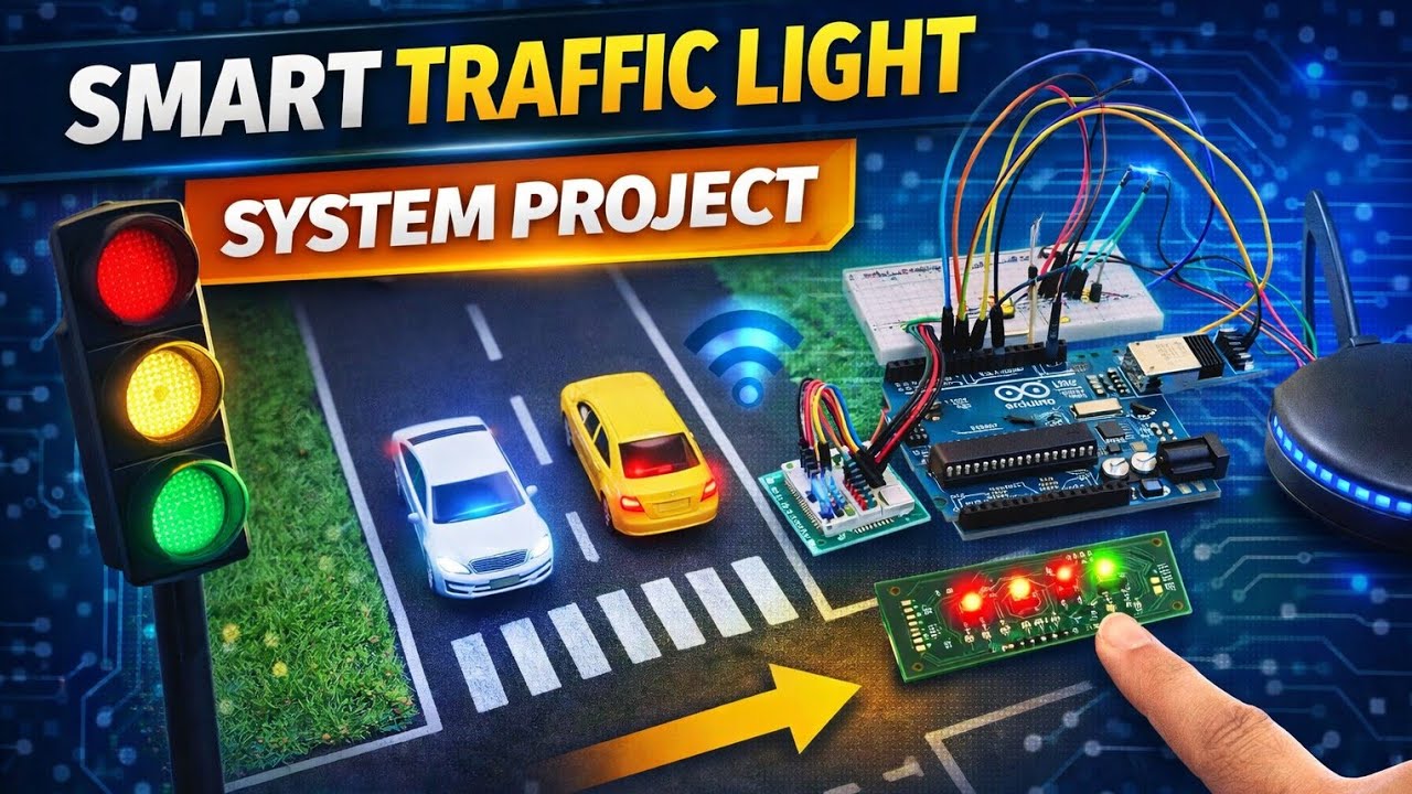 SMART TRAFFIC LIGHT SYSTEM | GSSS MATOUR | STEM HACKATHON 