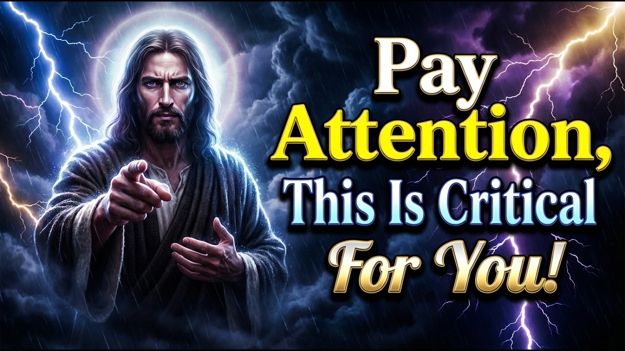 God Says: Pay Attention, This Is Critical For You | God Message Now | God Blessings | God Always