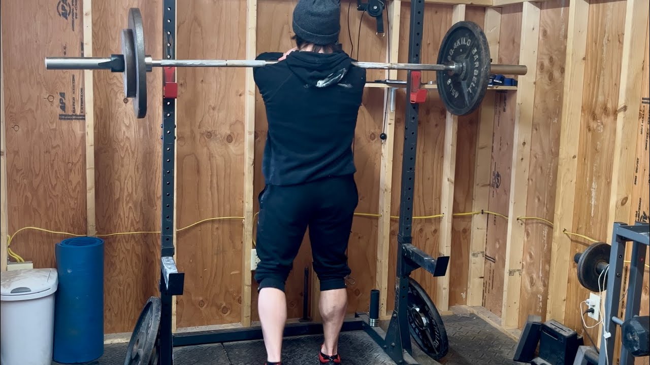 225LB FRONT SQUAT! Post injury PR