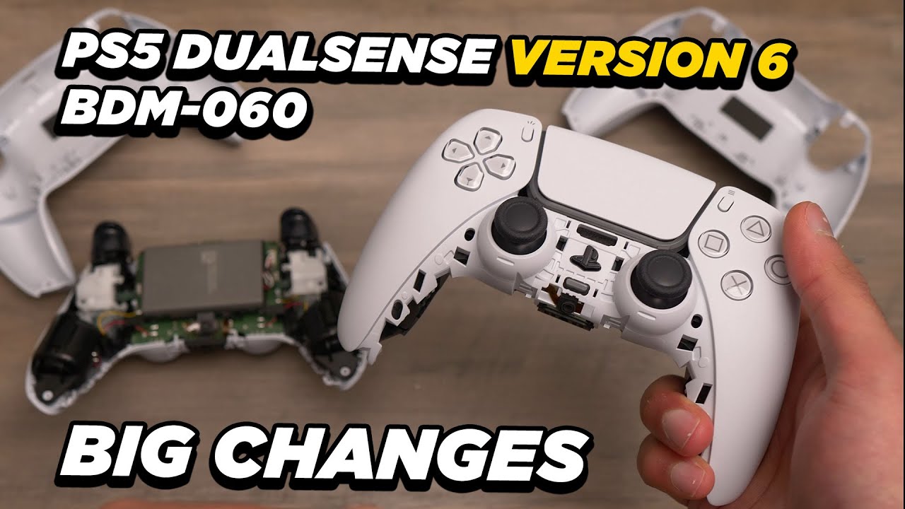 НОВЫЙ контроллер PS5 Dualsense V6 BDM-060 CFI-ZCT2W, изменения 6-й версии