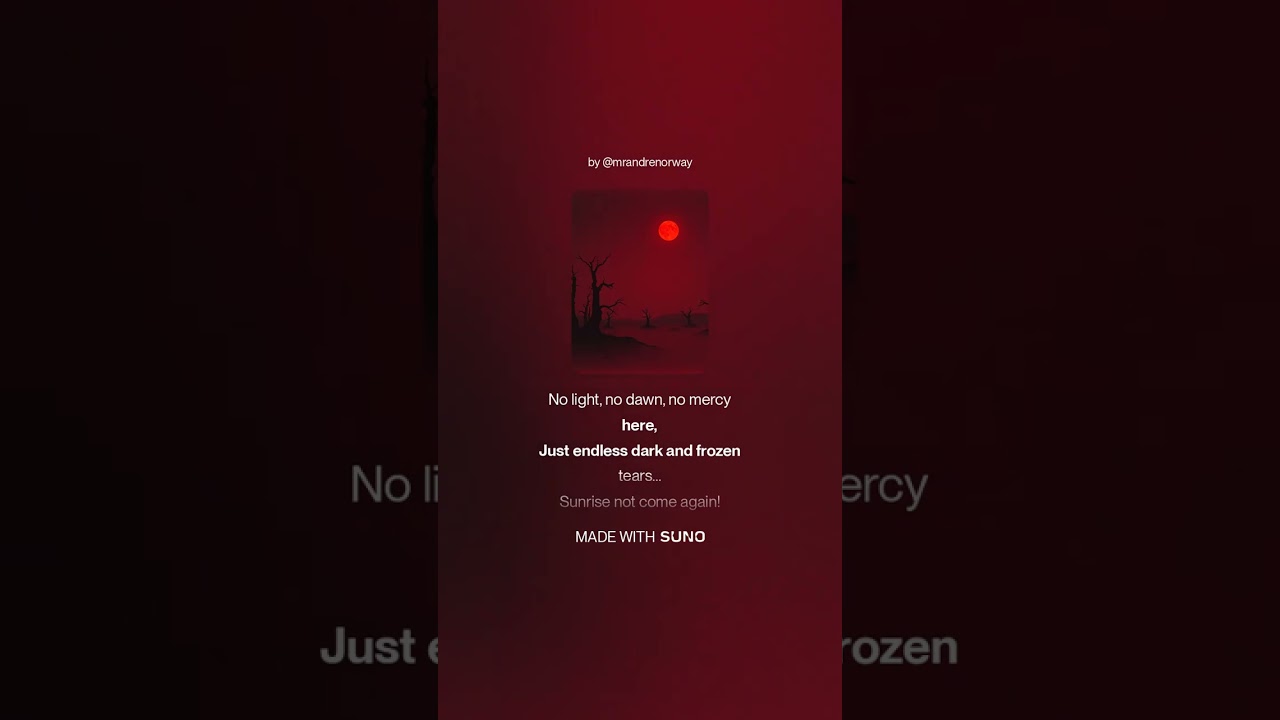 SUNRISE NOT COME AGAIN