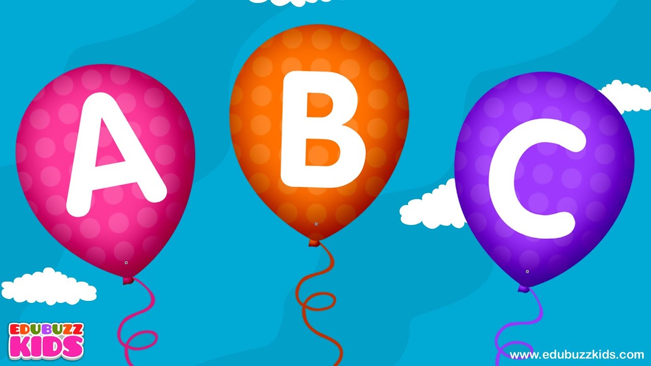 ABC Songs for Children | ABC Balloon Song