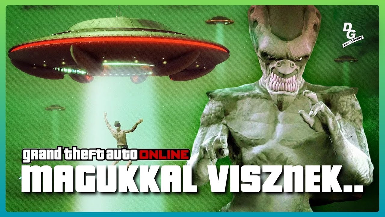 FELFEDEZZ&Uuml;K AZ UFO LABORT!👽🧪 ELRABOLNAK AZ IDEGENEK!🛸 | GTA Online LIVE🔴