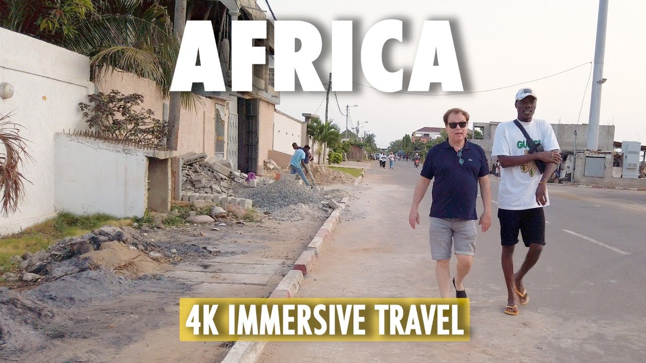 Togo Lome the Capital City Street Walking Tour 🇹🇬 4k