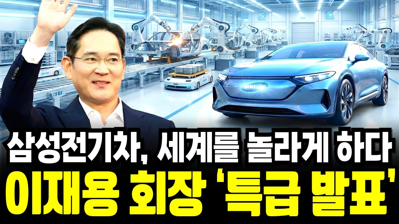 현대차 비상 돌입, 정의선 회장이 밤잠 설친 이유? 삼성 30년 만의 전기차 부활에 사활 걸었다.