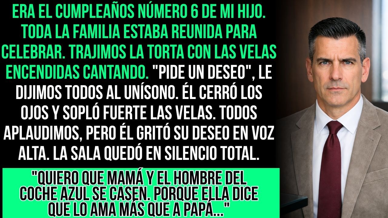 En El Cumpleaños De Mi Hijo, Él Sopló Las Velas Y Pidió: 