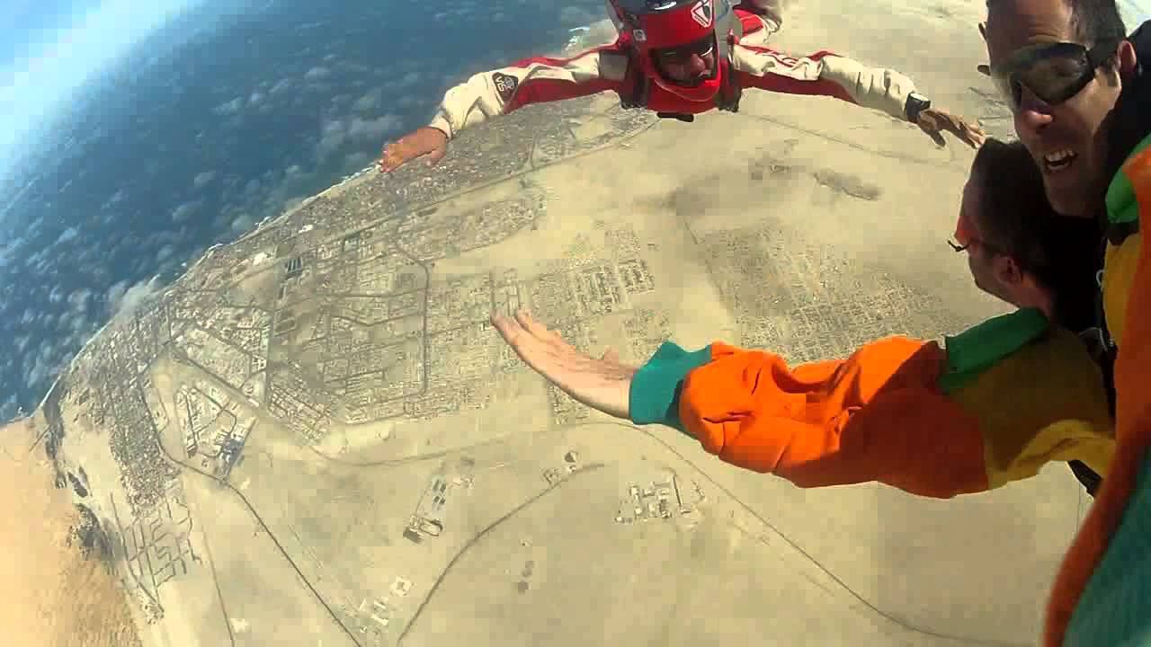 Skydiving in Swakopmund, Namibia