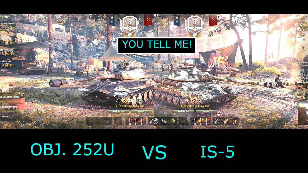 OBJ. 252U Vs. IS-5! | YOU Tell ME Which is Better!