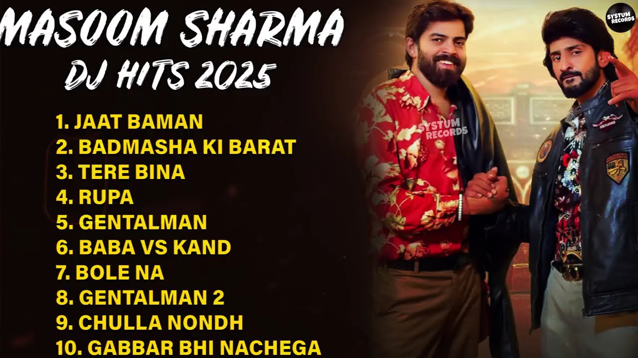Masoom Sharma Banned Songs 2025 | Top 10 Hit Song | Latest Haryanvi Song | New Haryanvi Song