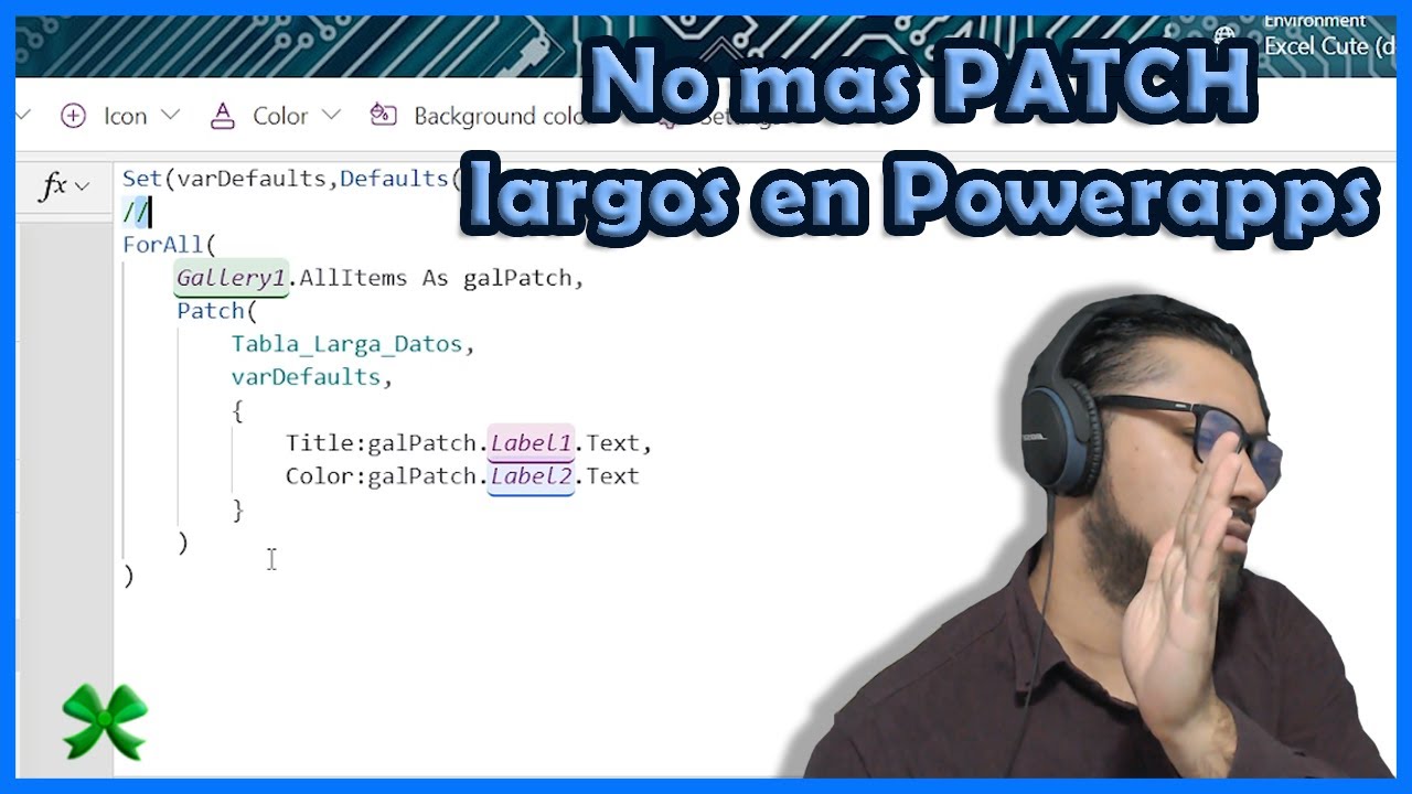 No más Patch largos || Flujo para hacer patch eficientes en Power Apps