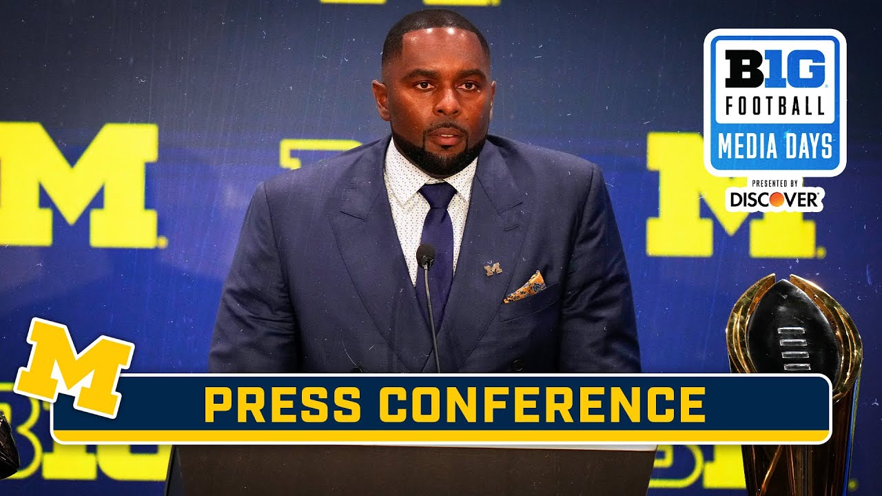 Michigan HC Sherrone Moore Press Conference | 2025 Big Ten Media Days