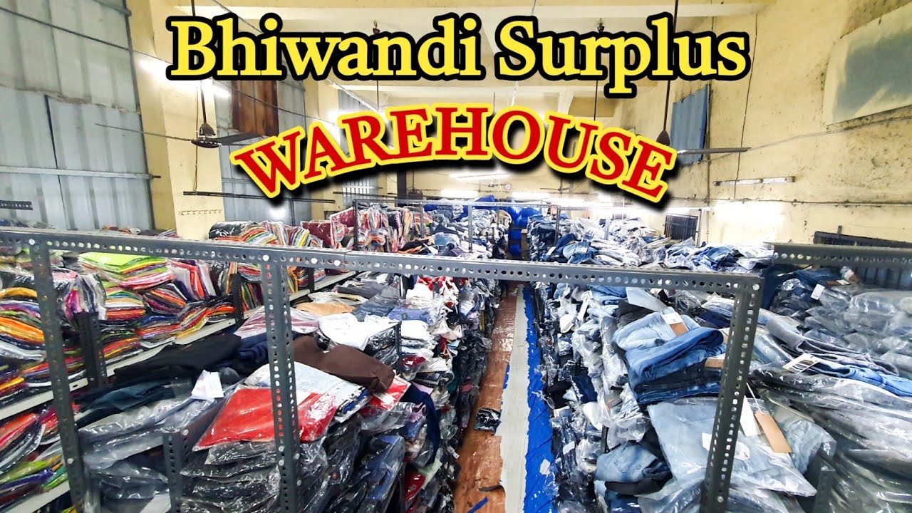 Bhiwandi Surplus Warehouse of Original Branded Jeans, Shirt, Lower and Trackpants