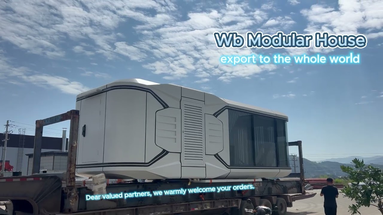 space capsule house shipping to China Taiwan.