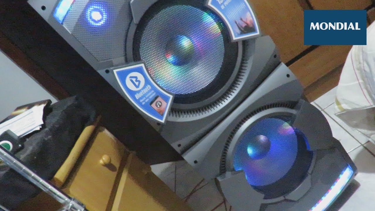 Unboxing (desembalando) Mondial CM-12 Connet Mega Sound