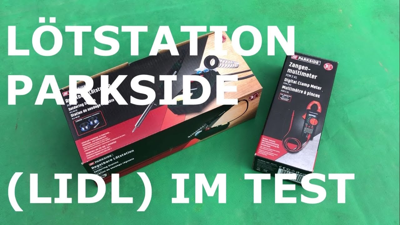#Lötstation #PARKSIDE PLS 48 D2 (LIDL) vorgestellt und getestet. Praktische Lötstation