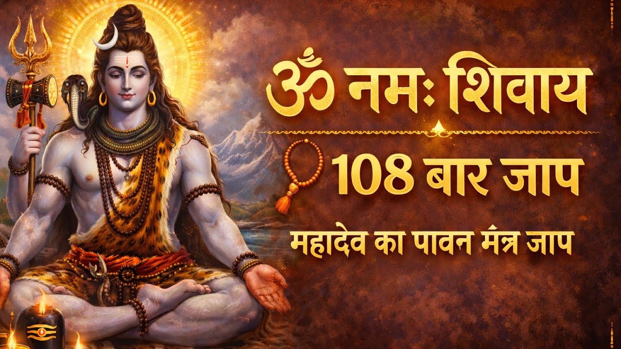 ॐ नमः शिवाय जाप मंत्र | सुनते ही मिलेगी शांति, सुख और महादेव की कृपा