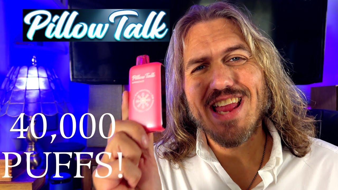 Pillow Talk IC40000 40k Puff Ice Control Vape Blueberry Watermelon Review!