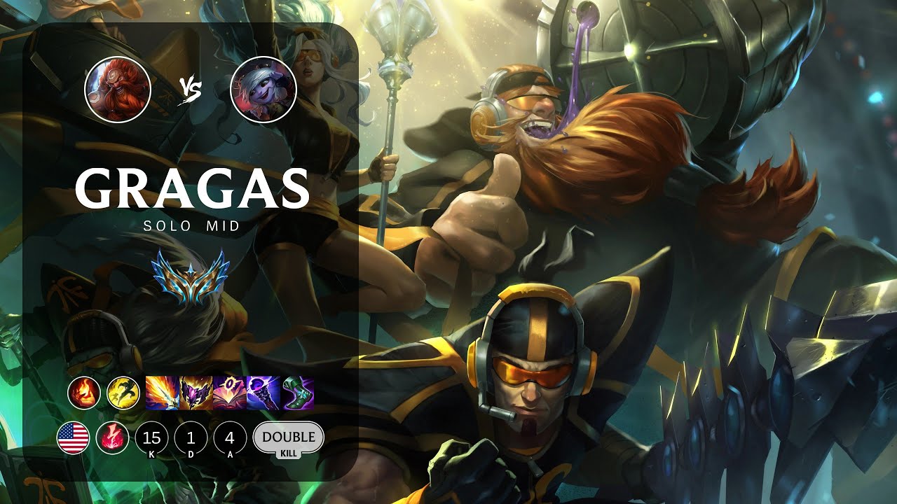 Gragas Mid vs Tristana - NA Challenger Patch 14.3