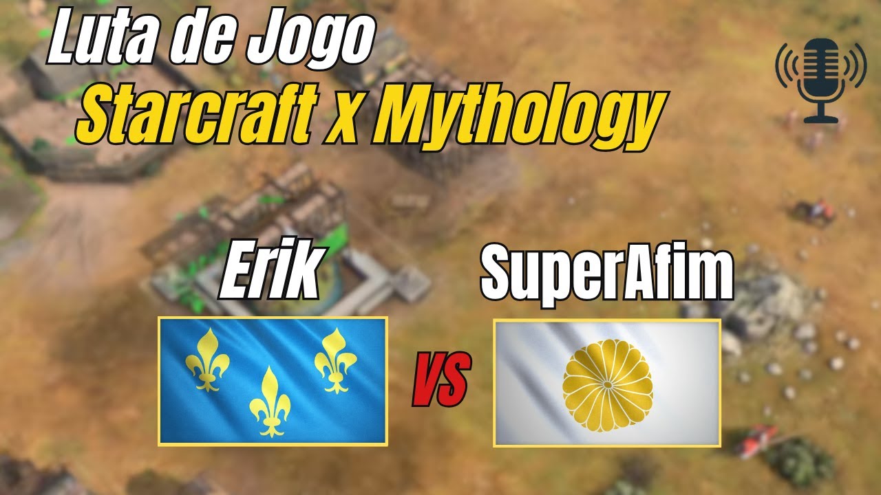 Rinha dos Melhores do RTS!! Erik x SuperAfim no Age of Empires 4