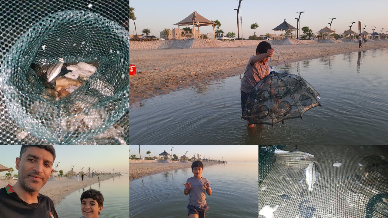 التجربة الثانية لصيد السمك بالقرقور =17 سمكة🐟